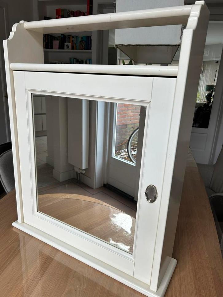 Badkamerkastje, Huis en Inrichting, Badkamer | Badkamermeubels, Zo goed als nieuw, Spiegelkast, Minder dan 100 cm, 50 tot 100 cm