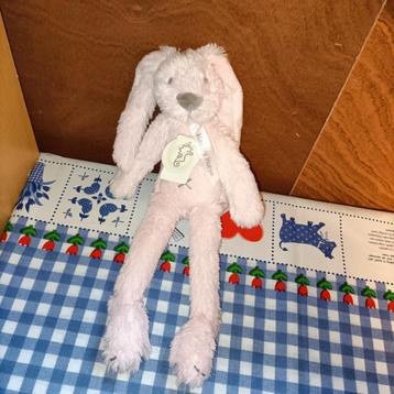 Roze konijn knuffel Happy Horse nieuw met kaartje  beschikbaar voor biedingen
