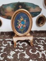 Diverse olieverf schilderijtjes met bloemen 2, Ophalen of Verzenden