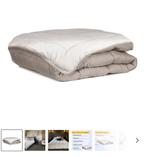 Zelesta Easybed - Taupe & Linnen, Huis en Inrichting, 125 cm of meer, 125 cm of meer, Ophalen of Verzenden, Zo goed als nieuw