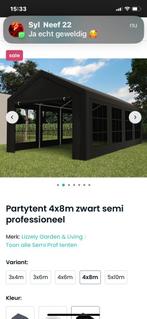 Pavelioen8x 4 creme, Ophalen, Minder dan 5 meter, Minder dan 4 meter, Partytent