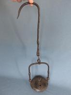 Mijn hanglamp in ijzer - 19e eeuw, Antiek en Kunst, Antiek | Lampen, Ophalen of Verzenden