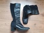 Vintage kalfsleren laarzen mt 39, Kleding | Dames, Schoenen, Hoge laarzen, Zo goed als nieuw, Zwart, Ophalen
