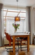 Wooden Dining Table + 4 Chairs, Huis en Inrichting, Tafels | Eettafels, Ophalen, 100 tot 150 cm, 50 tot 100 cm, Zo goed als nieuw