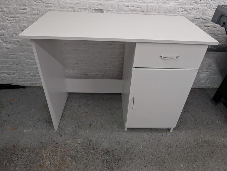 Wit bureau, Huis en Inrichting, Bureaus, Gebruikt, Ophalen