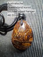 Een mooie  Queensland koriot boulder opaal hanger, Ophalen of Verzenden