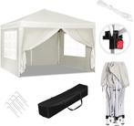 ❤️️️️ PROFI WATERDICHTE VOUW PARTYTENT BEIGE 3X3 M, Tuin en Terras, Partytenten, Nieuw, 2 meter of meer, Minder dan 5 meter, Opvouwbaar