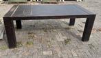 Robuuste eettafel 200x100x77cm, Ophalen, Gebruikt, 200 cm of meer, 50 tot 100 cm