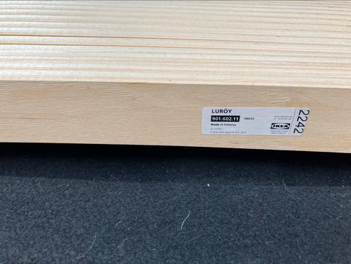 Dit weekend weg! €7,50 Twee Luroy 90x200 IKEA lattenbodem., Huis en Inrichting, Slaapkamer | Matrassen en Bedbodems, Nieuw, Bedbodem