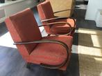 2 Jindrich Halaballa stoelen met originele stof, Huis en Inrichting, Fauteuils, Ophalen, Gebruikt, 75 tot 100 cm, Stof