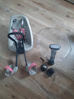 Yepp Mini fietsstoeltje voorop (windscherm + 2 adapters), Fietsen en Brommers, Voetsteuntjes, Ophalen of Verzenden, Voorzitje