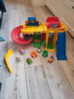 Little people set garage/wasstraat, Kinderen en Baby's, Speelgoed | Fisher-Price, Gebruikt, Ophalen