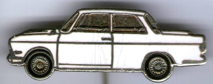 BMW 700 LS Luxus wit email auto speldje ( J_236 ), Verzamelen, Speldjes, Pins en Buttons, Nieuw, Speldje of Pin, Transport, Verzenden