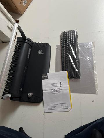 HEMA Inbindmachine - Nieuwstaat met Accessoires beschikbaar voor biedingen
