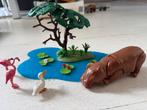 Playmobil waterplas met nijlpaard wn flamingo’s, Ophalen of Verzenden, Zo goed als nieuw