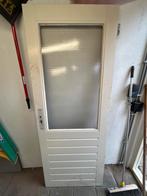 Schuurdeur 78x201 cm met scharnieren, Doe-het-zelf en Verbouw, Deuren en Horren, Ophalen, Gebruikt, Minder dan 80 cm, Buitendeur