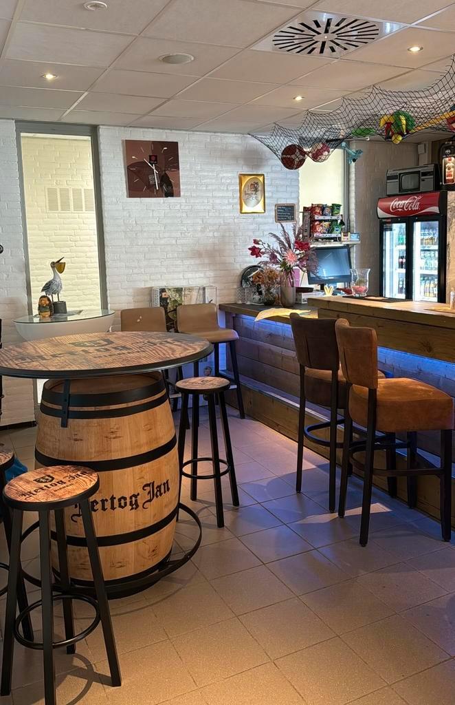 Statafel | hertog jan | Heineken | wijnvat |, Tuin en Terras, Regentonnen, Zo goed als nieuw, Hout, 150 liter of meer, Ophalen