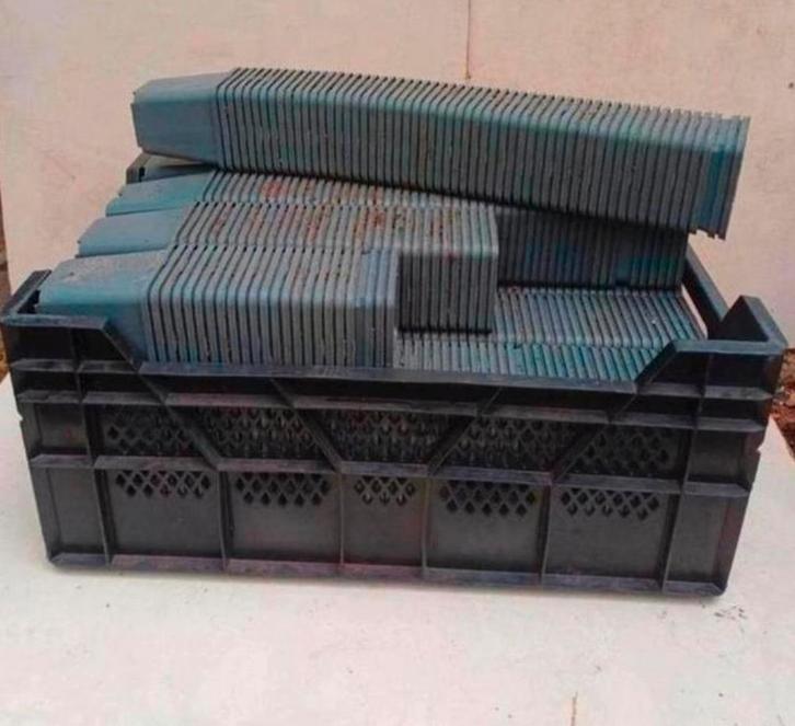 Kweekpotten plantenpotten bloempotten p9 9x9x10 cm grijs, Tuin en Terras, Bloempotten, Gebruikt, Kunststof, Minder dan 40 cm, Minder dan 25 cm