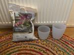 2x Elho bloempot voor Orchidee + orchideeëngrond, Tuin en Terras, Ophalen, Kunststof, Rond, Binnen