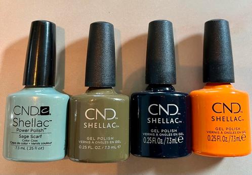 CND SHELLAC ZGAN & ORIGINEEL, Sieraden, Tassen en Uiterlijk, Uiterlijk | Cosmetica en Make-up, Zo goed als nieuw, Handen en Nagels