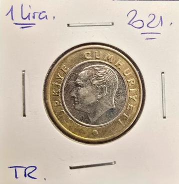 Turkije 1 Lira 2021 beschikbaar voor biedingen