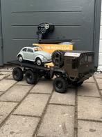 Rc hobby man kat 1 met vw beetle, Hobby en Vrije tijd, Modelbouw | Radiografisch | Auto's, Ophalen, Zo goed als nieuw, Onderdeel