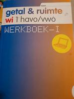 Werkboek-I, getal & ruimte, wi 1 Havo/VWO, Boeken, HAVO, Nederlands, Ophalen of Verzenden, Zo goed als nieuw