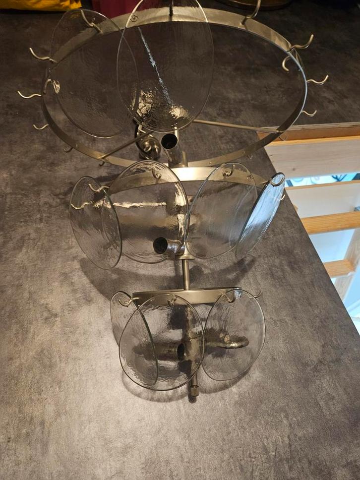 Ptmd Hanglamp Rond, Huis en Inrichting, Lampen | Hanglampen, Gebruikt, 50 tot 75 cm, Metaal, Ophalen