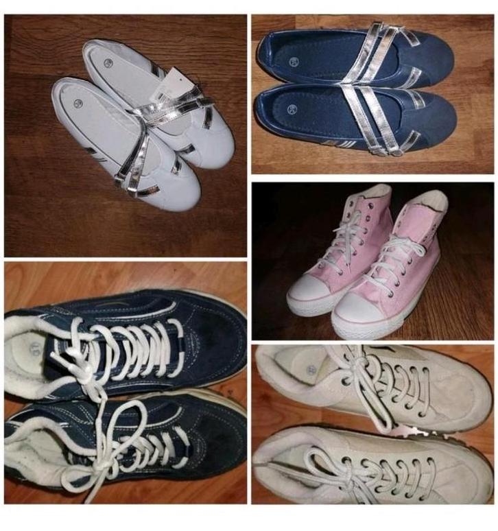 5 damesschoenen (maat 37, 38, 39), €5/paar, pakket = €20,-, Kleding | Dames, Schoenen, Zo goed als nieuw, Sneakers of Gympen, Beige