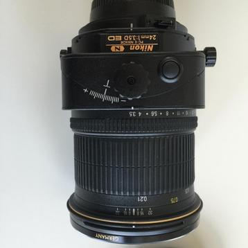 PC-E Nikkor 24 mm f/3,5 Tilt-shift objectief ongebruikt  beschikbaar voor biedingen