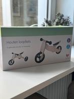 Houten loopfiets drie - en tweewieler, Kinderen en Baby's, Speelgoed | Buiten | Voertuigen en Loopfietsen, Ophalen, Gebruikt, Loopfiets