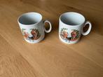 Twee bekers koninklijk huis porselein van jet ter steege., Verzamelen, Ophalen of Verzenden, Zo goed als nieuw, Servies