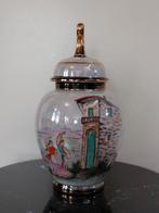 Vintage Hubert Bequet Vaas met Deksel - 1950-1960, Antiek en Kunst, Antiek | Vazen, Ophalen of Verzenden