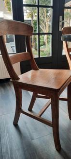 Stoer Hoffzstyle eetkamerstoelen KOOPJE, Huis en Inrichting, Stoelen, Ophalen, Bruin, Hout