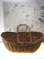Grote Rieten Mand van Wilgentenen, Huis en Inrichting, Woonaccessoires | Schalen en Manden, Ophalen, Mand, Zo goed als nieuw, Riet