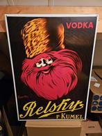 Emaille bord nieuw vodka, Ophalen of Verzenden