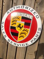 Engels Emaille bord Porsche zeldzaam, Verzamelen, Merken en Reclamevoorwerpen, Ophalen of Verzenden, Reclamebord