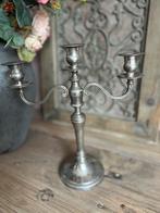 Mooie 3 armige kandelaar, Ophalen of Verzenden, Koper of Brons