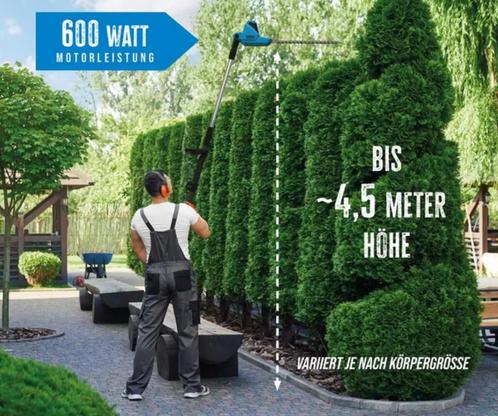 Telescope heggenschaar werken tot 4 m , 230V 600W  k, Tuin en Terras, Heggenscharen, Nieuw, Elektrisch, Ophalen of Verzenden