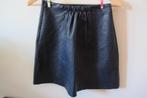 A line faux leather skirt, Blauw, Nieuw, Ophalen of Verzenden, Maat 36 (S)