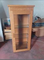 Vitrine kast vitrine kastje met licht, Met hangruimte, Zo goed als nieuw, Minder dan 100 cm, 25 tot 50 cm