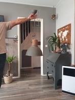 Industriële Hanglamp, Huis en Inrichting, Lampen | Hanglampen, Ophalen, Gebruikt, Minder dan 50 cm, Metaal