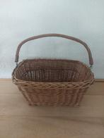 Fietsmand, rieten fietsmand, honden fietsmand, honden mand, Ophalen, Riet