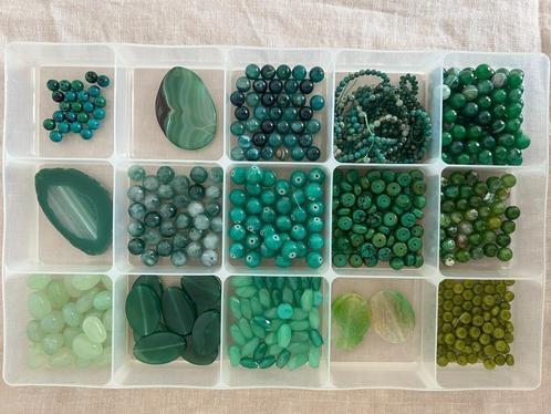Partij natuur- en (half)edelsteen kralen, Hobby en Vrije tijd, Kralen en Sieraden maken, Nieuw, Kraal, Ophalen of Verzenden
