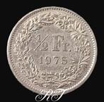 Te koop Zwitserse 1/2 frank munt 1975., Postzegels en Munten, Munten | Europa | Niet-Euromunten, Ophalen of Verzenden, Overige landen