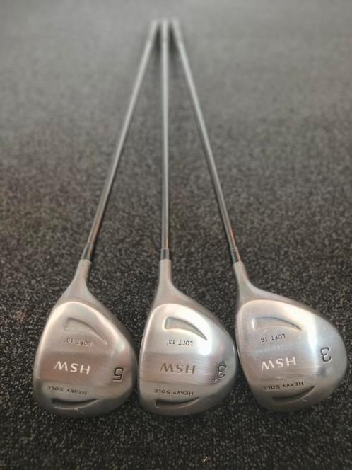 HSW Heavy Sole Fairway Woods (13, 16, 19), Sport en Fitness, Golf, Gebruikt, Club, Overige merken, Ophalen of Verzenden