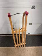 Houten slee, Kinderen en Baby's, Speelgoed | Buiten | Sleeën, Ophalen, Gebruikt, Hout