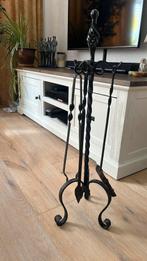 Openhaard set. Gesmeed staal, Huis en Inrichting, Haarden, Ophalen, Gebruikt, Houthaard