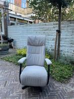 relaxfauteuil stoel, Huis en Inrichting, Stoelen, Ophalen, Zo goed als nieuw, Metaal, Eén