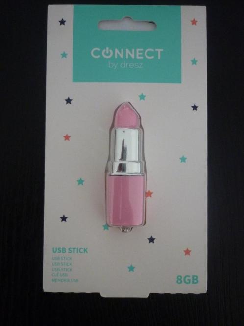 USB stick 8 GB - Lipstick / Sleutelhanger USB-stick - NIEUW, Computers en Software, USB Sticks, Nieuw, 8 GB, Ophalen of Verzenden
